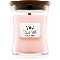 Woodwick Coastal Sunset scented candle with wooden wick 275 g