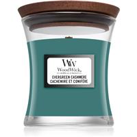 Woodwick Evergreen Cashmere scented candle 85 g
