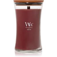 Woodwick Opulent Wood Rouge Oud scented candle with wooden wick 609.5 g