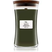 Woodwick Frasier Fir scented candle with wooden wick 609.5 g