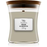 Woodwick Fireside Au Coin Du Feu scented candle with wooden wick 275 g