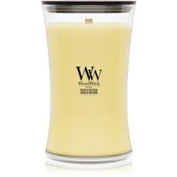 Woodwick Yuzu & Vetiver scented candle with wooden wick 610 g
