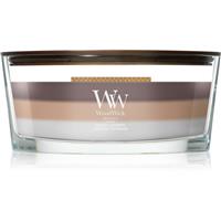 Woodwick Radiant Cashmere scented candle with wooden wick 453.6 g