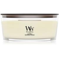Woodwick Lush Pomelo scented candle with wooden wick 453.6 g