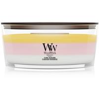 Woodwick Trilogy Floral Blossoms scented candle with wooden wick 453.6 g