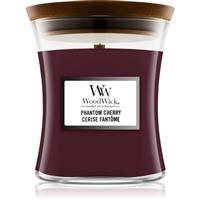 Woodwick Phantom Cherry scented candle with wooden wick 275 g