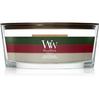 Woodwick Trilogy Holiday Garland scented candle with wooden wick 453.6 g