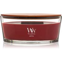 Woodwick Opulent Wood Rouge Oud scented candle with wooden wick 453.6 g