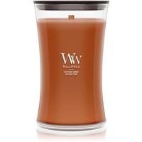 Woodwick Saffron Smoke scented candle with wooden wick 610 g
