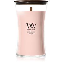 Woodwick Coastal Sunberry scented candle with wooden wick 610 g