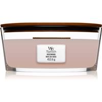 Woodwick Rosewood scented candle with wooden wick (hearthwick) 453.6 g