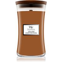 Woodwick Santal Myrrh scented candle 610 g