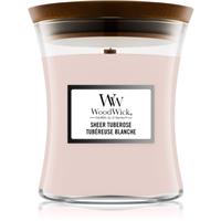 Woodwick Sheer Tuberose scented candle 275 g