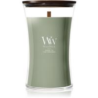 Woodwick Verdant Fig scented candle with wooden wick 610 g