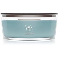 Woodwick Cedarwood & Ocean Moss scented candle with wooden wick 453.6 g