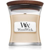 Woodwick Vanilla Bean scented candle with wooden wick 85 g