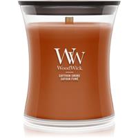 Woodwick Saffron Smoke scented candle with wooden wick 275 g