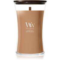 Woodwick Hazelnut Roast scented candle with wooden wick 610 g