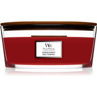 Woodwick Crimson Berries scented candle with wooden wick (hearthwick) 453,6 g