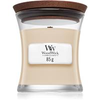 Woodwick White Honey Miel Blanc scented candle with wooden wick 85 g