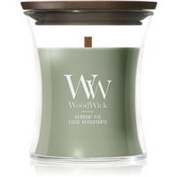 Woodwick Verdant Fig scented candle with wooden wick 85 g