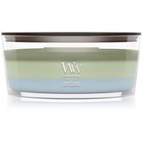 Woodwick Trilogy Verdant Woods scented candle with wooden wick 453.6 g