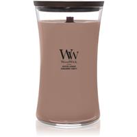 Woodwick Crystal Ginger scented candle with wooden wick 610 g