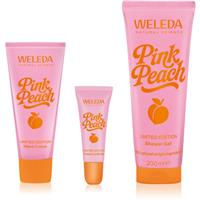 Weleda Pink Peach set with nourishing and moisturising effect