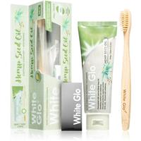 White Glo Hemp Seed Oil whitening toothpaste with brush 150 g