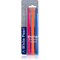 White Pearl 7600+ SoftClean soft toothbrushes 3 pc