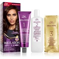 Wella Wellaton Intense permanent hair dye with argan oil shade 4/0 Medium Brown 1 pc