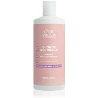 Wella Professionals Invigo Blonde Recharge shampoo for blonde hair neutralising yellow tones 500 ml