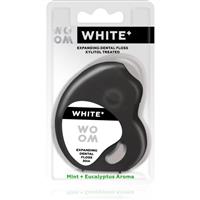 WOOM White+ Dental Floss Waxed Dental Floss 30 m