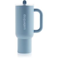 Waterdrop Explorer Tumbler stainless steel tumbler with straw Blue 1100 ml