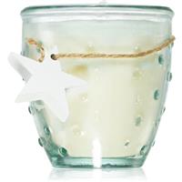 Wax Design Recycled Glass Chamomile Flower scented candle 9 cm