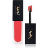 Yves Saint Laurent Tatouage Couture Velvet Cream highly pigmented creamy lipstick with matt effect shade 202 Coral Symbol 6 ml