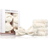 Zo Ayla Headband & Wristband Set makeup remover set with spa headband