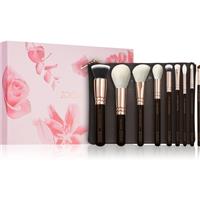 ZOEVA The Complete Brush Set Rose Golden Edition brush set with a pouch