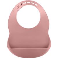 Zopa Silicone Bib Pastel baby bib Old Pink 1 pc