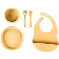 Zopa Silicone Set dinnerware set for children Mustard Yellow