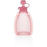 Zopa Silicone Refillable Baby Food Pouch food pouch 0 m+ Transparent Pink 120 ml