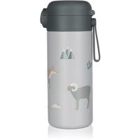Zopa Thermo Bottle with Silicone Holder and Drinking Spout thermos with straw 350 ml