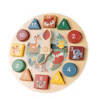 Zopa Wooden Clock activity toy wooden 1 pc