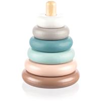 Zopa Wooden Rings Toy stacking rings wooden Blue 1 pc