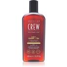 American Crew 3 in 1 Ginger + Tea 3-in-1 shampoo, conditioner & shower gel for men 450 ml