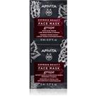 Apivita Express Beauty Grape firming anti-wrinkle face mask 2 x 8 ml