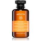 Apivita Holistic Hair Care Orange & Honey revitalising shampoo for hair strengthening and shine 