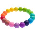 Biberschatz Bite bracelet Regenbogen chewing beads 1 pc