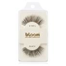 Bloom Natural stick-on eyelashes from human hair No. 747L (Black) 1 cm