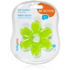 BabyOno Be Active Gel Teether chew toy Green Flower 1 pc